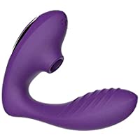  - Succionador de clitoris con vibrador. De silicona 100% impermeable- con 10 intensidades. Con vibrador- 10 frecuencias distintas. Juguete sexual. Succión con ondas expansivas.